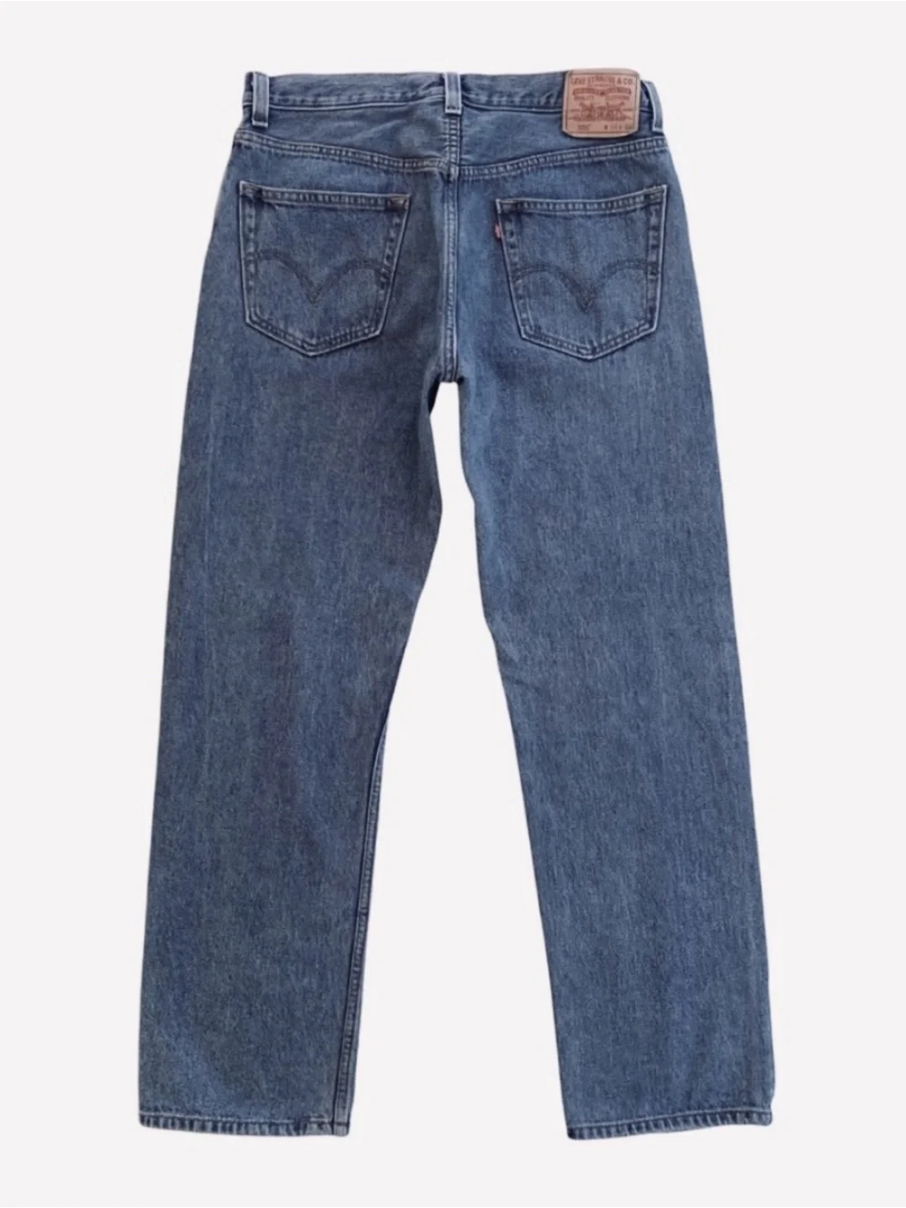 Levi’s Y2K 505 Regular Fit Medium Stonewash Straight Leg Jeans ~ Men’s 34/32